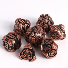 7 Piece RPG Set - Gearlock Copper